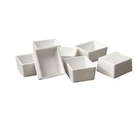 Empty Plastic Half Size Pans for Watercolour Cakes x 10