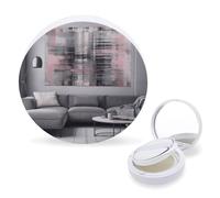 Empty Portable Air Cushion Case,Paintings on The Wall Printed Travel Foundation Container Refillable Foundation BB Cream Box with Powder Puff And Mirror