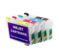 Empty Refill Ink Cartridges Compatible With T0711 T0712 T0713 T0714 Compatible With Stylus D120 DX7400 DX7450 DX8400 Printers