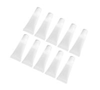 Empty Refillable Cosmetic Containers with Angled Nozzle | Clear refillable tubes provide a compact way to portion compatible lip gloss and liquid cosmetic products