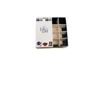 Empty Sweet Boxes Clear Lid Fathers Day Theme Design With Inserts Clear Lid Box Pick And Mix Truffle Fudge Mithia Pick And Mix Boxes (10 Pack) With 16 Grid Insert