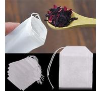 Empty Tea Bags 100pcs for Herbal Brewing 5.5cm