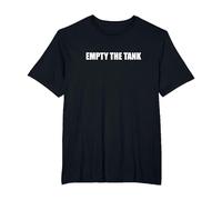 Empty The Tank T-Shirt, Men's Big and Tall, Black, 6X Tall