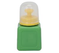 Empty Toner Bottle Refillable Dispenser Container Remover 120ml for Cleansing Makeup Portable Spring Pressure Pump Leakproof Spiral Mouth Technology (Green)