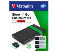 Verbatim Store'N'Go Enclosure Kit HDD/SSD enclosure Black, Blue 2.5"