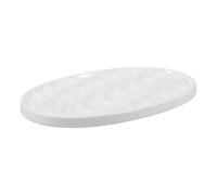 Empty Watercolor Palette Ceramic Wave Mixing Tray for Artists and Beginners