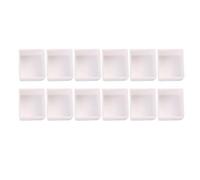 Empty Watercolor Pan,Plastic Painting Half Pan,for DIY Watercolor(Half Pan 2ml 12pcs)