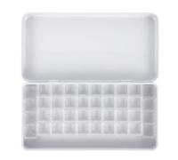 Empty Watercolor Tin Plastic Paint Pan Box for Art Students