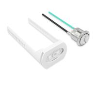 Empyreal Toilet Flush Button Replacement, fits Geberit Impuls 250 Twico 1 | Dual Flush Button for toilet cistern, Fits Geberit 261.157.00.1 flush valves button replacement part, including the basket.