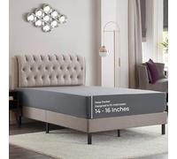 Empyrean California King Fitted Sheet, Ultra Soft Microfiber 110 GSM Deep Pocket Fitted Sheet Only, Moisture Wicking Fits 14 to 16 Inches, Shrinkage & Fade Resistant, Corner Straps, Charcoal Gray