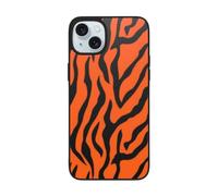 EMPYRI Abstract Tiger Stripes Printed Case for iPhone 15 Plus Cases, Soft Glass Shockproof TPU Phone Case Cover for iPhone 15 Plus 6.7 Inch, Not Yellowing