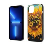 EMPYRI Blessed to Be Called Nana Sunflower Printed Case for iPhone 14 Plus Cases 6.7 Inch Shockproof Phone Case Cover Not Yellowing Anti-Fingerprint