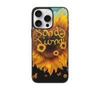 EMPYRI Blessed to Be Called Nana Sunflower Printed Case for iPhone 15 Pro Max Cases, Shockproof TPU Phone Case Cover for iPhone 15 Pro Max 6.7 Inch, Not Yellowing