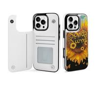 EMPYRI Blessed to Be Called Nana Sunflower Printed Wallet Case for iPhone 16 Pro Max - Flip Leather Wallet Phone Cases Cover with Card Slots