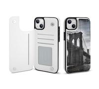 EMPYRI Brooklyn Bridge Printed Wallet Case for iPhone 14 Plus - Flip Leather Wallet Phone Cases Cover with Card Slots
