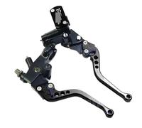 EMQDCAZ Motorcycle Modified Line Clutch Hydraulic Brake Pump Adjustable Drum Disc Lever 22mm Universal Clutch Brake