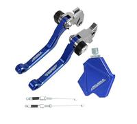 EMQDCAZ Motorcycle Short Clutch Lever Easy Pull Cable System Brake Levers for XG250 Tricker 2004-2010 Clutch Brake