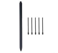 EMR Stylus Pen for Writing with High Precision Disc Tip and Eraser Function - Replaceable Tips for Artists on Touchscreens Black 16cm(Black)