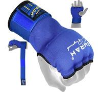 EMRAH Pro Boxing Hand Wraps | Boxing Pro Grip Inner Gloves | Boxing Gel Wraps-X (Blue, Large)