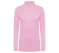 EMRE FASHION® Women's Thermal Polo Roll Neck Long Sleeve Turtle Neck Jumper - New Ladies Plain Mockneck Lightweight Slim Casual Wear Top Plus Size UK 8-26