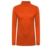 EMRE FASHION® Women's Thermal Polo Roll Neck Long Sleeve Turtle Neck Jumper - New Ladies Plain Mockneck Lightweight Slim Casual Wear Top Plus Size UK 8-26