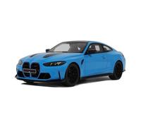 EMRGAZQD Scale Finished Model Car 1:18 For Bmw M4 Cs Mini Simulation Static Scale Alloy Car Model Metal Model Creative Ornaments Miniature Replica Car