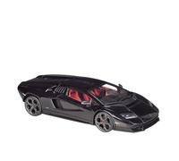 EMRGAZQD Scale Finished Model Car 1:18 For Lamborghini Countach LPI 800-4 Alloy Miniature Car Model Mini Car Open Door Souvenir Miniature Replica Car(Black)