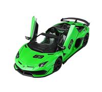 EMRGAZQD Scale Finished Model Car 1/18 For Lamborghini Svj63 Static Scale Simulation Die-cast Alloy Metal Car Model Ornaments Decoration Miniature Replica Car(Green)