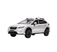EMRGAZQD Scale Finished Model Car 1: 18 For Subaru XVc SUV 2014 Scale Metal Alloy Die Cast Models Simulation Model Souvenir Decoration Miniature Replica Car(White)