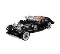 EMRGAZQD Scale Finished Model Car 1:18 Scale Alloy Diecast Simulation Vehicles Model For Benz 500K Luxury Adult Collection Hobby Miniature Replica Car(Black)