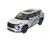 EMRGAZQD Scale Finished Model Car 1:18 Scale For Mitsubishi Outlander Simulated Alloy Automobile Model Desktop Ornaments Metal Vehicle Collection Miniature Replica Car