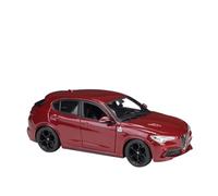 EMRGAZQD Scale Finished Model Car 1:24 For Alfa Romeo SUV Metal Miniature Car Model Proportion Birthday Present Souvenir Miniature Replica Car