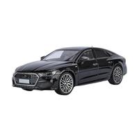 EMRGAZQD Scale Finished Model Car 1:24 For Audi A7 Static Alloy Metal Die-casting Car Model Display Window Ornaments Decoration Miniature Replica Car(Black)