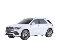 EMRGAZQD Scale Finished Model Car 1:24 For Benz Gle350 Suv Static Simulation Die-cast Zinc Alloy Metal Car Model Ornaments Decoration Miniature Replica Car(White)