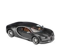 EMRGAZQD Scale Finished Model Car 1:24 For Bugatti Chiron Alliage Haute Performance Modèle Voiture Simulation Métal Moulé Sous Pression Collectionner Miniature Replica Car(Chrome)