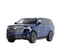 EMRGAZQD Scale Finished Model Car 1:24 For Cadillac Escalade Suv Miniature Static Alloy Metal Die-cast Car Model Display Window Ornaments Miniature Replica Car(Blue)