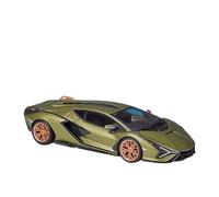 EMRGAZQD Scale Finished Model Car 1:24 For Lamborghini Sian Fkp37 Miniature Static Die-cast Zinc Alloy Car Mode Display Ornaments Decoration Miniature Replica Car(Green)