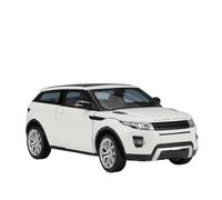 EMRGAZQD Scale Finished Model Car 1:24 For Land Rover Range Rover Evoque Mini Static Scale Alloy Die-cast Car Model Display Window Ornaments Miniature Replica Car(White)