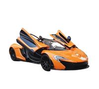 EMRGAZQD Scale Finished Model Car 1/24 For McLaren P1 Alloy Die-cast Metal Door Can Open The Vehicle Micro Carving Mini Car Miniature Replica Car(Orange)