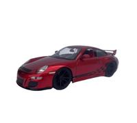 EMRGAZQD Scale Finished Model Car 1:24 For Porsche 911 Gt3 Rs Static Scale Simulation Die-cast Alloy Metal Car Model Ornaments Decoration Miniature Replica Car