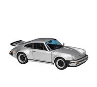 EMRGAZQD Scale Finished Model Car 1:24 For Porsche 911 Turbo 3.0 1974 Alloy Sports Diecast Metal Vehicle Car Model Simulation Miniature Replica Car (Color : Silver)