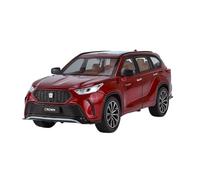 EMRGAZQD Scale Finished Model Car 1:24 For Toyota Crown Land Streetcar Edition SUV Scale Die Cast Alloy Model Collection Model Miniature Replica Car(Red)