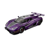 EMRGAZQD Scale Finished Model Car 1:24 Mini For Gt Mother Supercar Series Collection Collectibles Hobby Holiday Birthday Adult Personal Items Miniature Replica Car(Purple)