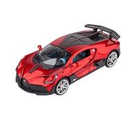 EMRGAZQD Scale Finished Model Car 1:24 Scale Alloy Diecast Simulation Vehicles Model For Bugatti Divo Luxury Adult Collection Hobby Miniature Replica Car(Red)
