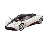 EMRGAZQD Scale Finished Model Car 1:24 Scale Alloy Diecast Simulation Vehicles Model For Pagani Huayra Luxury Adult Collection Hobby Miniature Replica Car(White)