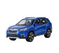 EMRGAZQD Scale Finished Model Car 1:30 For Subaru Forester Suv Static Alloy Metal Die-cast Car Model Display Window Ornaments Collectibles Miniature Replica Car(Blue)
