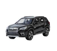EMRGAZQD Scale Finished Model Car 1:30 For Subaru Forester Suv Static Alloy Metal Die-cast Car Model Display Window Ornaments Collectibles Miniature Replica Car(Black)