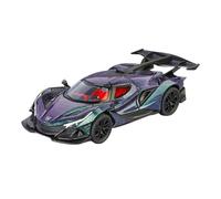 EMRGAZQD Scale Finished Model Car 1:32 For Apollo Ie Miniature Static Zinc Alloy Die-cast Car Model Display Window Ornaments Miniature Replica Car(Purple)