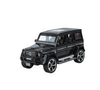 EMRGAZQD Scale Finished Model Car 1:32 For Bens G63 Simulation Model Cars Alloy Diecast Off-road Vehicles 6 Doors Opened Pull Back Vehicle Miniature Replica Car(Black)