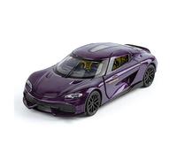 EMRGAZQD Scale Finished Model Car 1:32 For Koenigsegg Gemera Gt Static Scale Simulation Die-cast Alloy Metal Car Model Display Ornaments Miniature Replica Car(Purple)